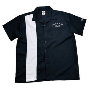 Blues Brothers House of Blues Bowling Shirt Men M On A Mission From God Elwood